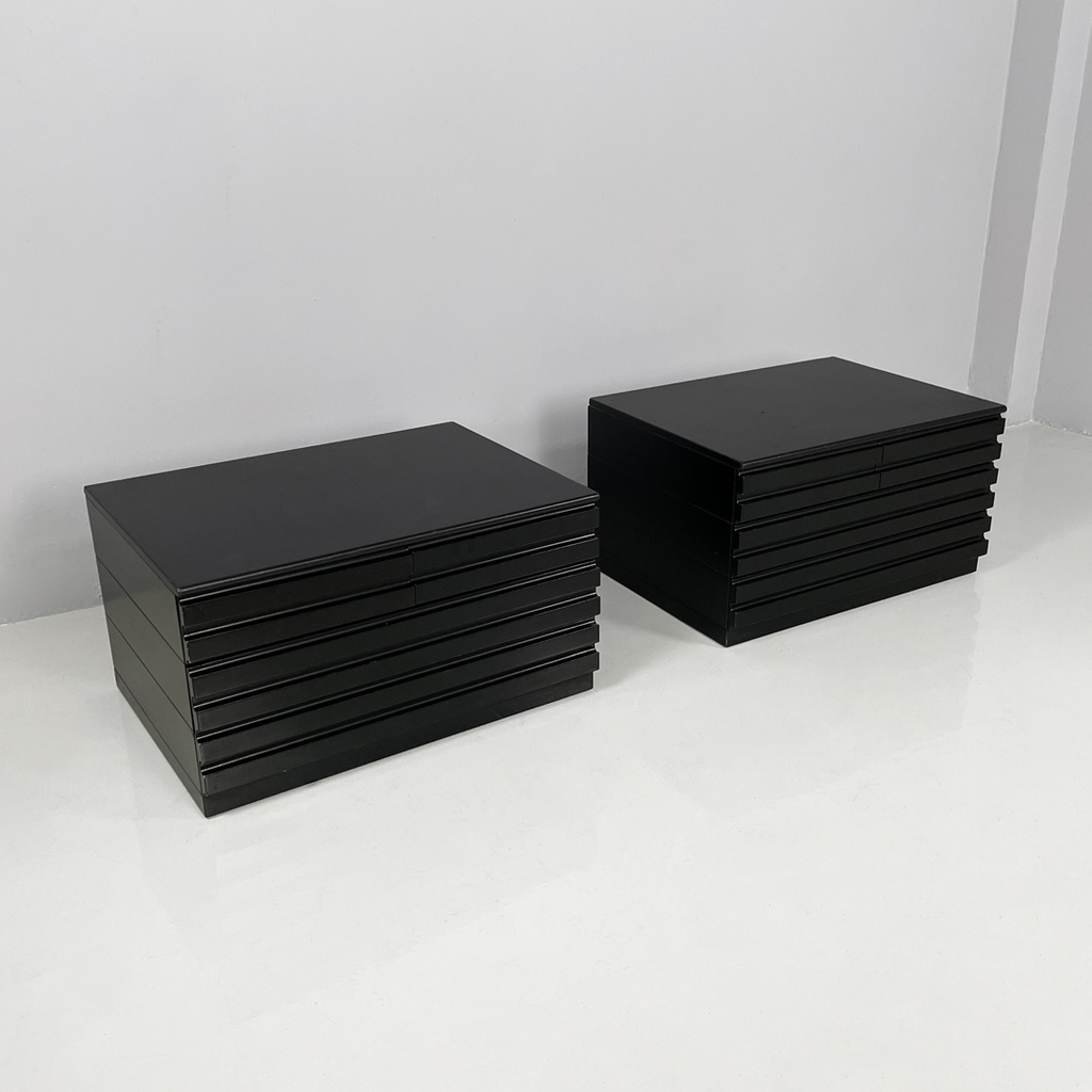 Comodini di Ico Parisi per Poggi, 1970 ca.