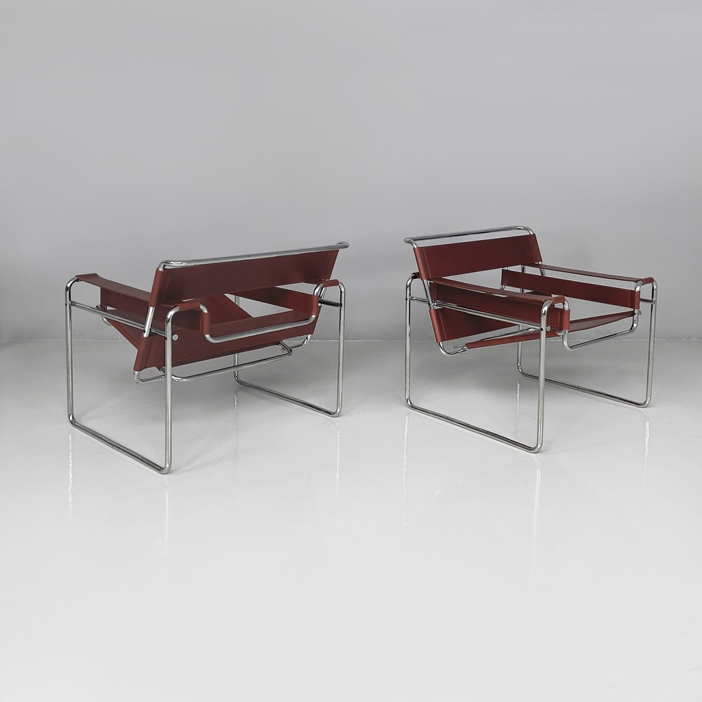 Poltrone Wassily di Marcel Breuer per Gavina, 1960 ca.
