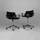 Sedie da ufficio Modus di Osvaldo Borsani per Tecno, 1970 ca.