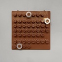 Calendario da parete Moka Mousse di Giorgio Della Beffa per Ring A Date, 2025