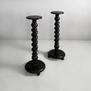 Piedistalli in legno nero, 1930 ca.