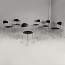 Sedie Tonietta di Enzo Mari per Zanotta, 1980 ca.