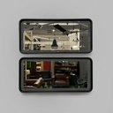 Specchi da parete in legno, 1950 ca.