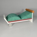Chaise longue Juan di Marco Zanini per Memphis, 1987 