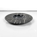 Centrotavola in marmo nero, 1970 ca.