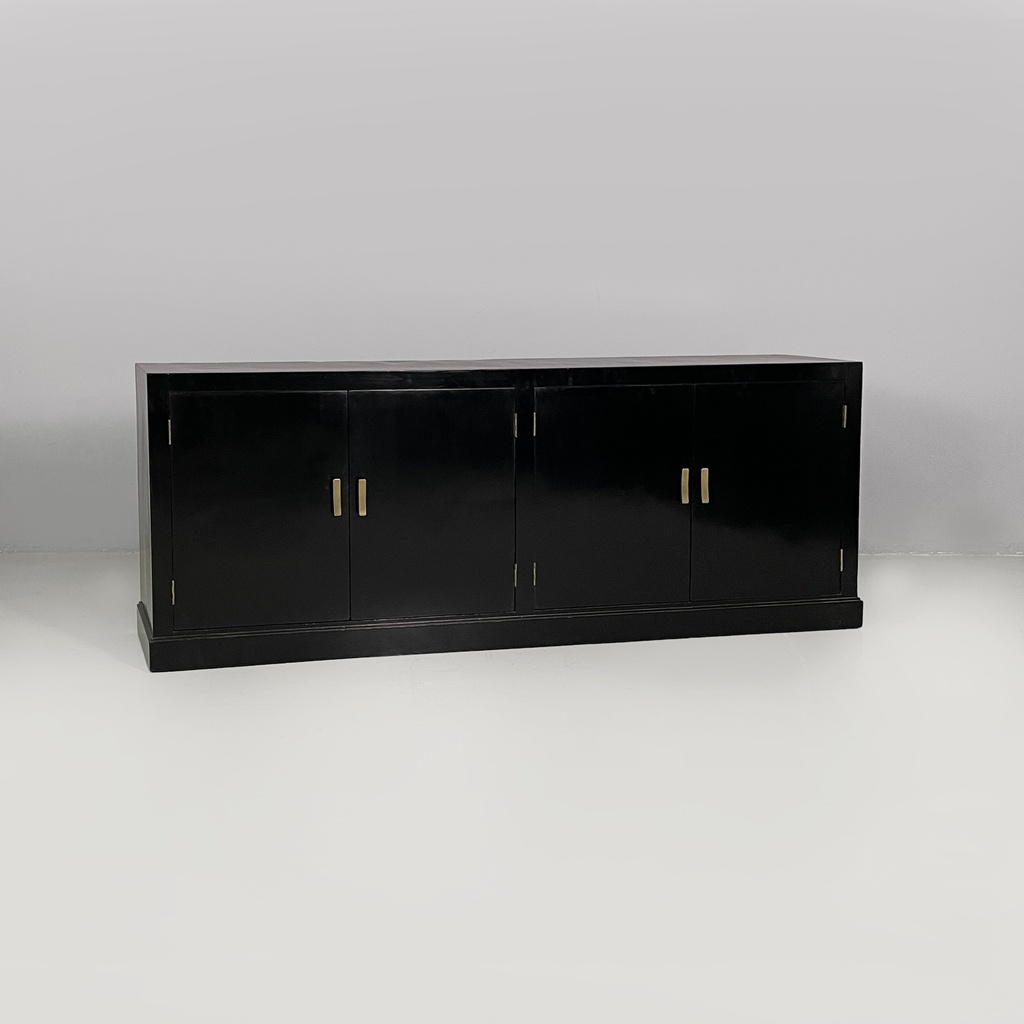 Sideboard in legno nero, 1930 ca.
