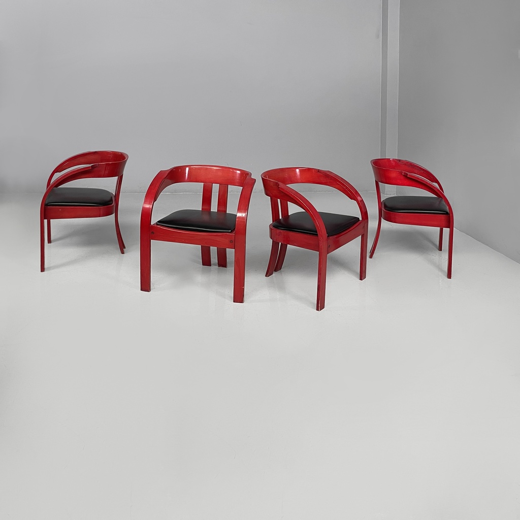 Sedie Elisa di Giovanni Battista Bassi per Poltronova, 1970 ca.