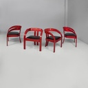 Sedie Elisa di Giovanni Battista Bassi per Poltronova, 1970 ca.