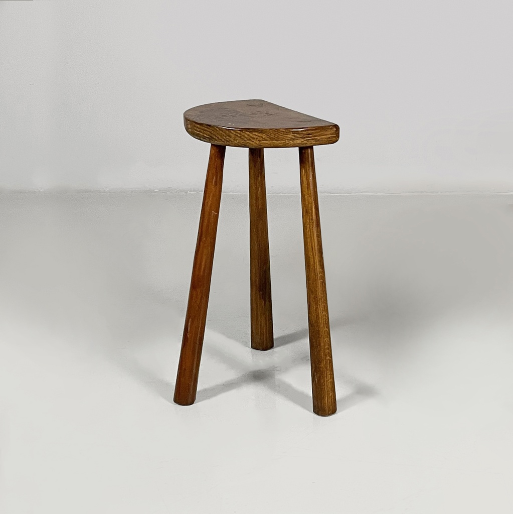 Sgabello da tavolo in legno, 1950 ca.