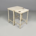 Tavoli da caffè in legno bianco, 1940 ca.