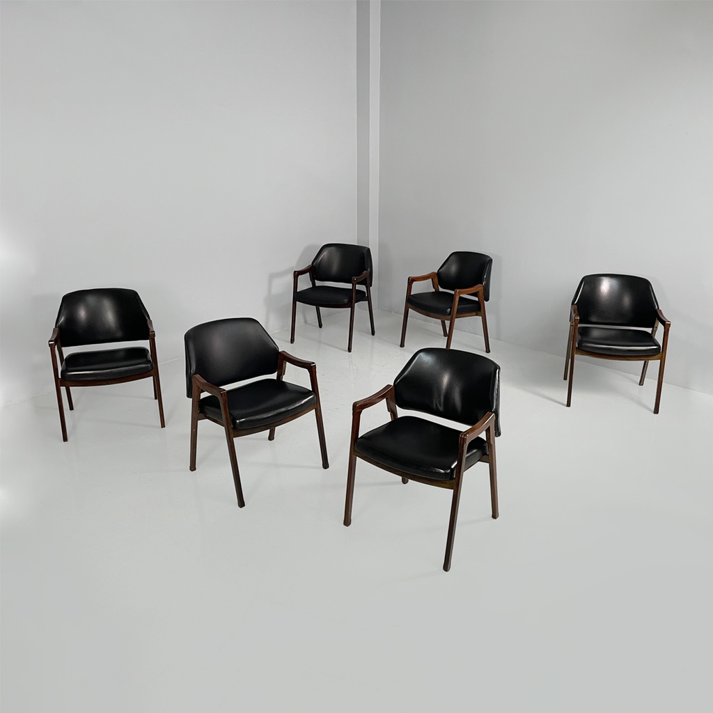 Sedie 814 di Ico e Luisa Parisi per Cassina, 1960 ca. 