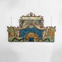 Decoro antico in legno, 1800 ca.