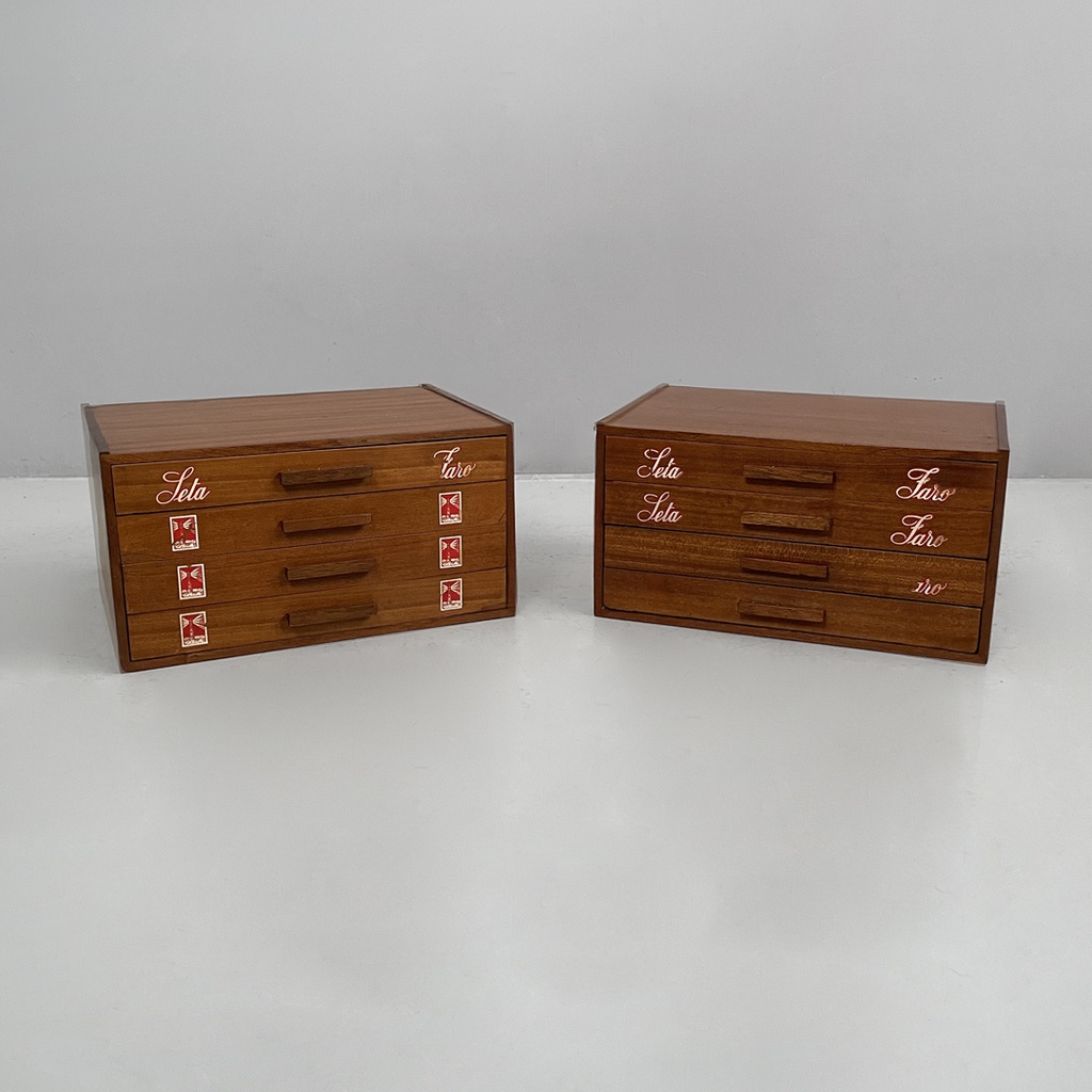 Cassettiere da cucino Seta Faro in legno, 1960 ca. 