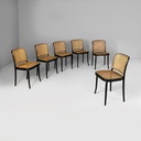 Sedie 811 di Josef Hoffmann per Drevounia, 1980 ca.