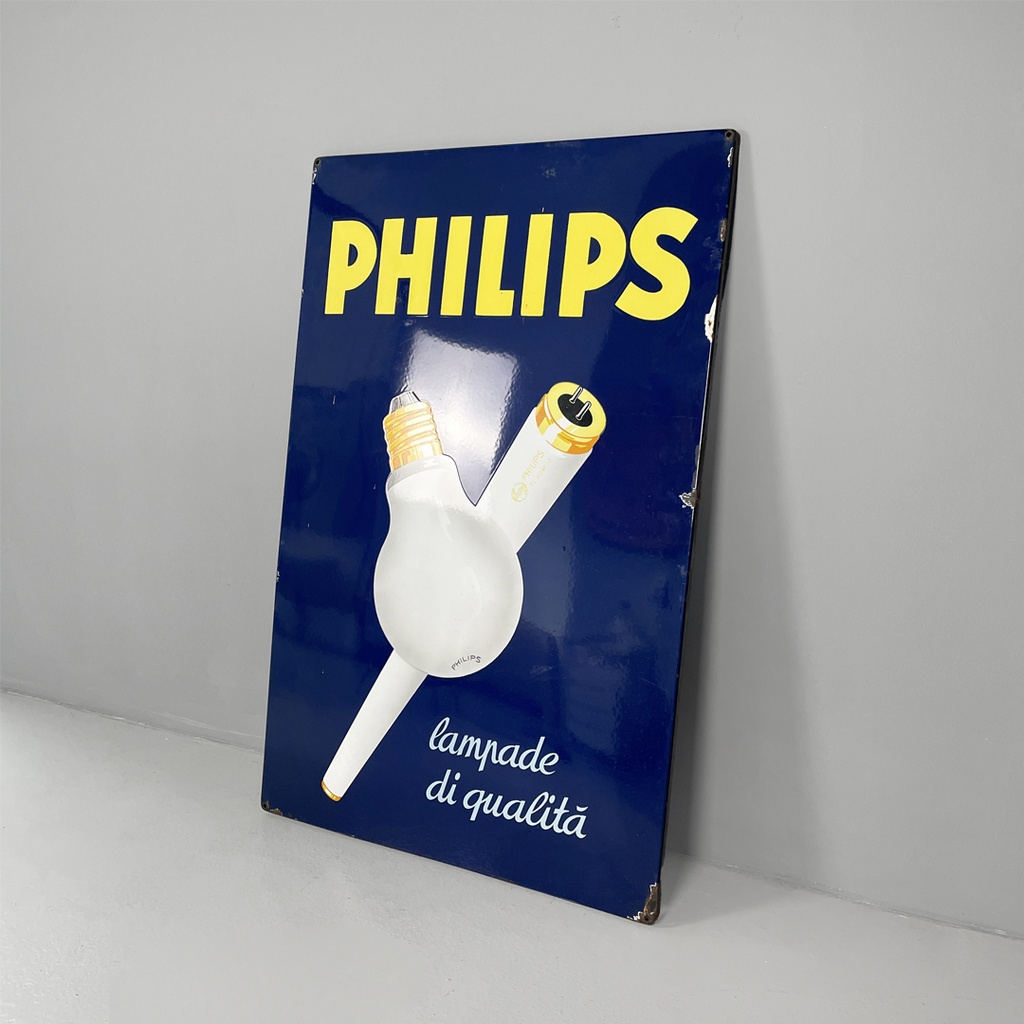 Insegna pubblicitaria Philips, 1950 ca.