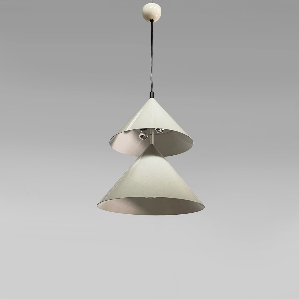 Lampadario Pascal di Vico Magistretti per Oluce, 1980 ca.