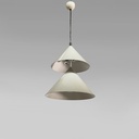 Lampadario Pascal di Vico Magistretti per Oluce, 1980 ca.