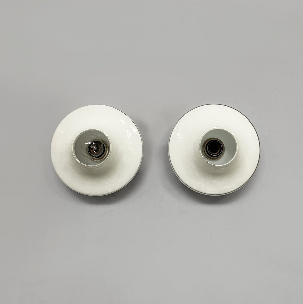 Applique in vetro opalino, 1970 ca.