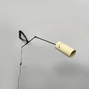Lampada da parete in metallo e ottone, 1950 ca.