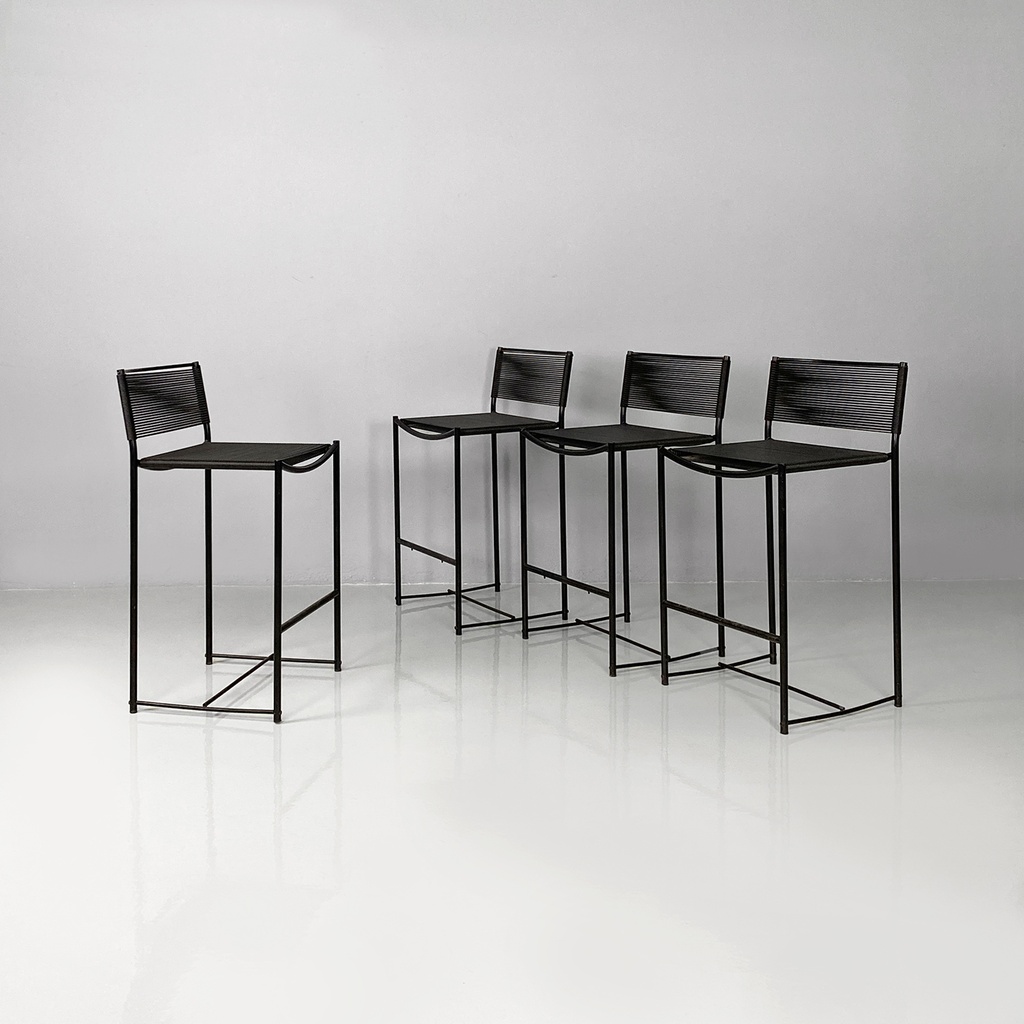 Sgabelli Spaghetti di Giandomenico Belotti per Alias, 1980 ca.