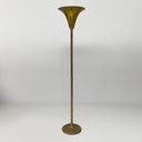 Lampada da terra in ottone, 1940 ca.