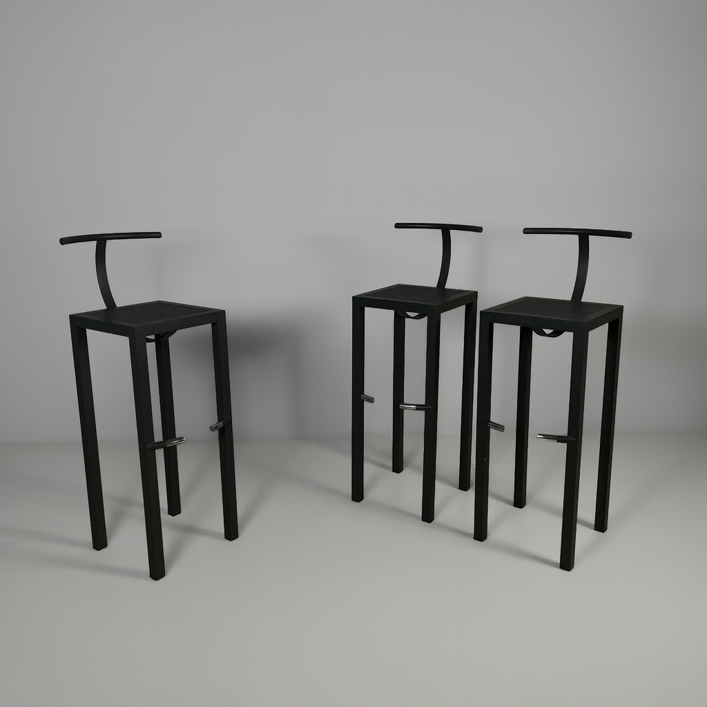 Sgabelli modello Sarapis di Philippe Starck per Driade, 1980 ca.