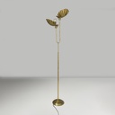 Lampada da terra in ottone, 1970 ca.