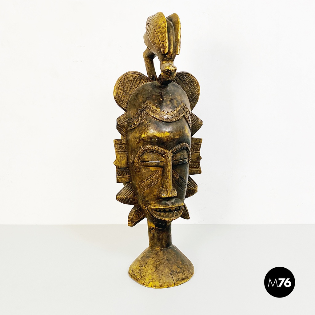 Maschera etnica in legno, 1960 ca.