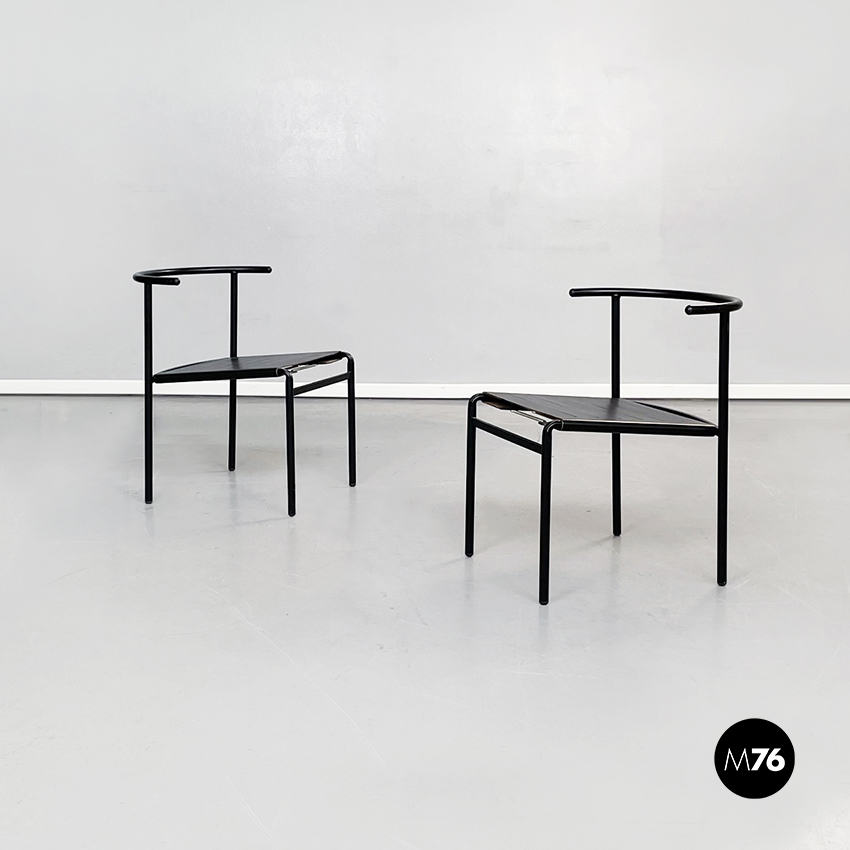Sedie Cafè Chair di Philippe Starck per Baleri Italia, 1980 ca.