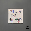 Quadro con collage di A.G. Bertolio, 1984