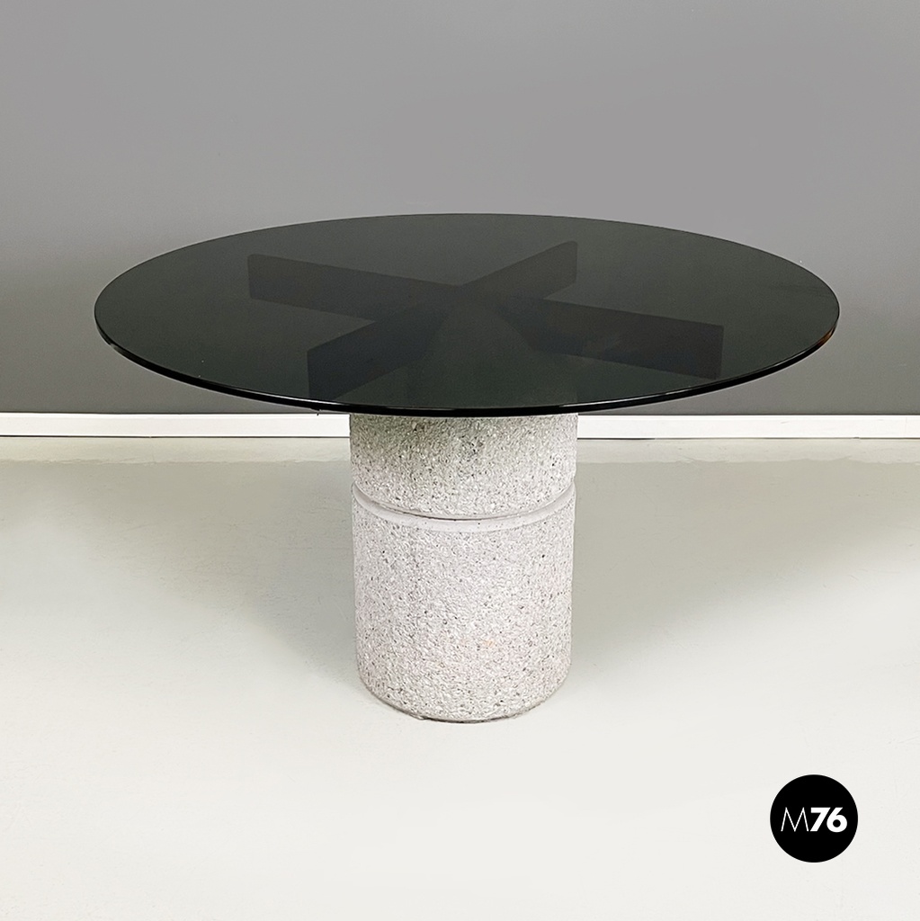 Tavolo da pranzo Paracarro di Giovanni Offredi per Saporiti Italia, 1970 ca.