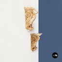 Capitelli in gesso beige, 1990 ca.