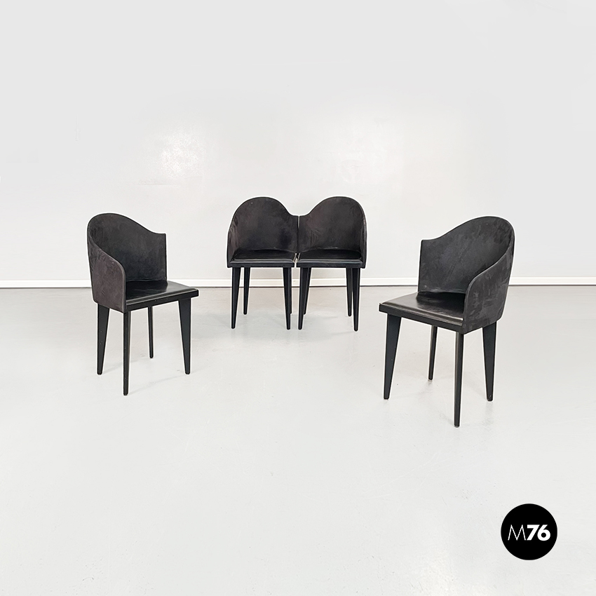 Sedie Toscana di Piero Sartogo e Nathalie Grenon per Saporiti,  1980 ca.