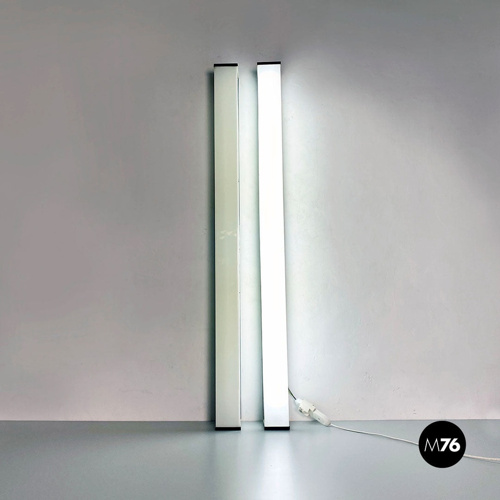 Lampade da parete con neon, 1970 ca. 