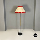 Lampada da terra con paralume in tessuto,  1940 ca.