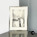 Quadro con stampa ad incisione su carta, 1965