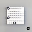 Calendario infinito da parete di Giorgio Della Beffa per Ring A Date, 2000 ca. 