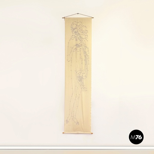 [2320003440] Stampa su tessuto da parete di Pino Tovaglia, 1969 