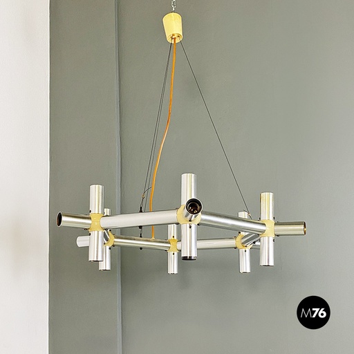 [2320003748] Lampadario Atomic di Robert e Trix Haussmann per Swiss Lamps International, 1970 ca. 