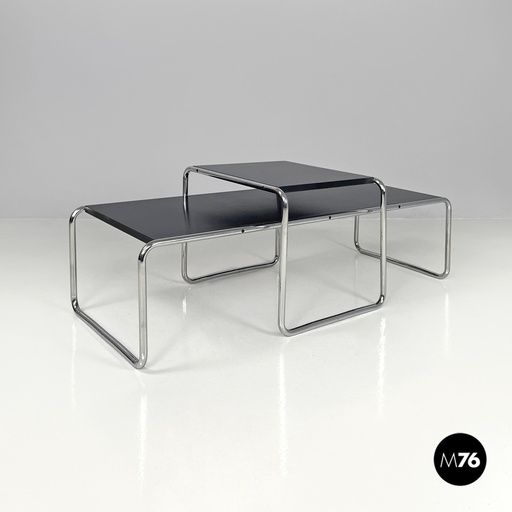 [2420004853] Tavoli da caffè Laccio di Marcel Breuer per Gavina, 1970 ca.