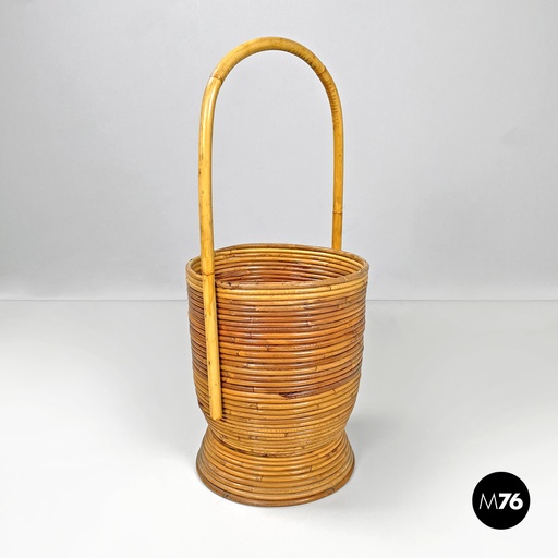[2520005694] Portaombrelli in rattan, 1960 ca.