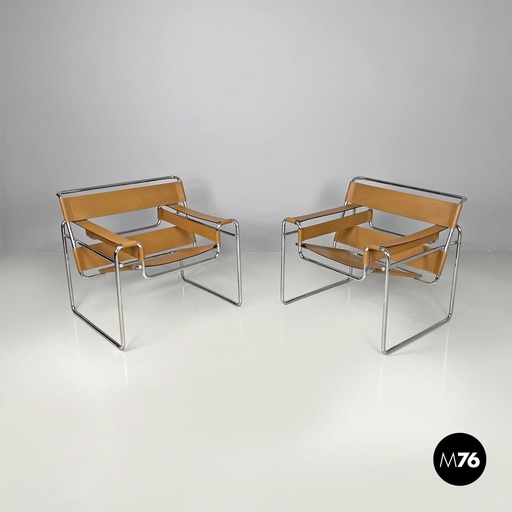 [2520005701] Poltrone Wassily di Marcel Breuer per Gavina, 1970 ca.