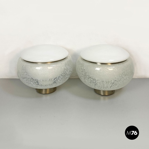 [2220002009] Lampade da tavolo in vetro di Murano,  1970 ca.