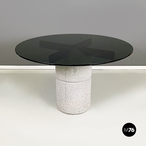 [2220002501] Tavolo da pranzo Paracarro di Giovanni Offredi per Saporiti Italia, 1970 ca.