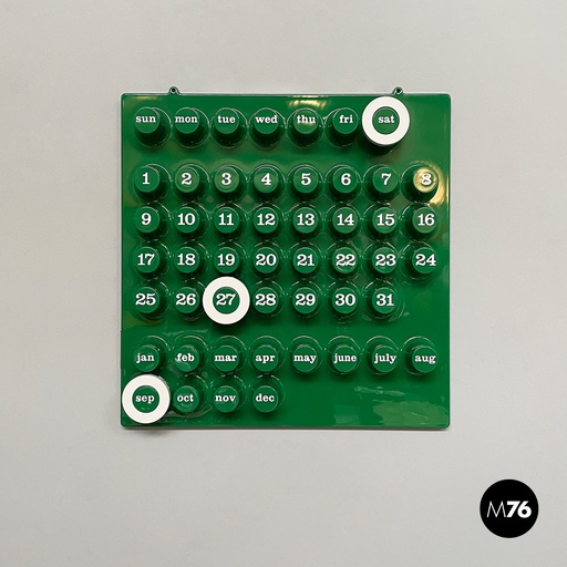 [2220003197] Calendario infinito da parete di Giorgio Della Beffa per Ring A Date, 2000 ca. 