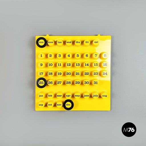 [2220003199] Calendario infinito da parete di Giorgio Della Beffa per Ring A Date, 2000 ca. 