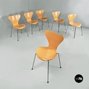 Sedie serie 7 di Arne Jacobsen per Fritz Hansen, 1999