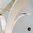 Base in acciaio curvato bianco, 1970 ca.