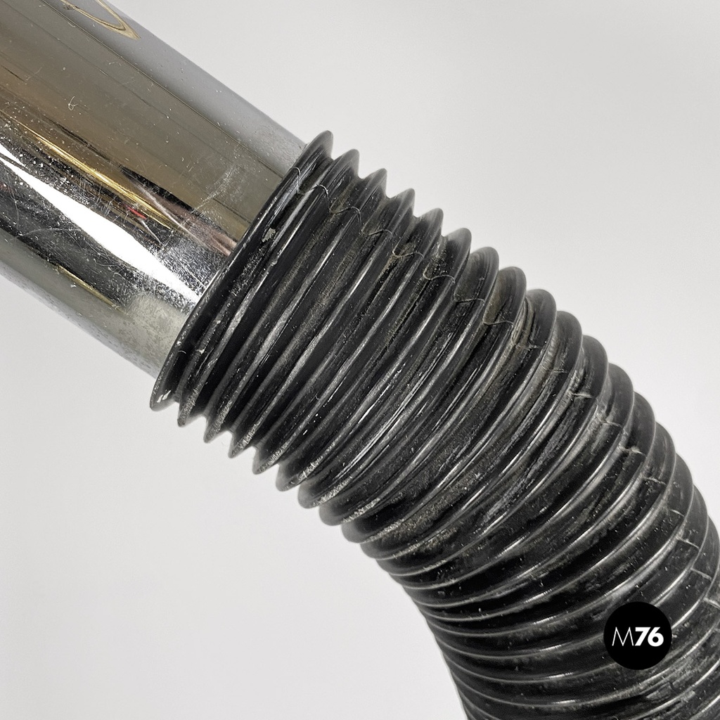 Lampada da terra in acciaio cromato, 1970 ca.