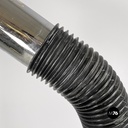 Lampada da terra in acciaio cromato, 1970 ca.